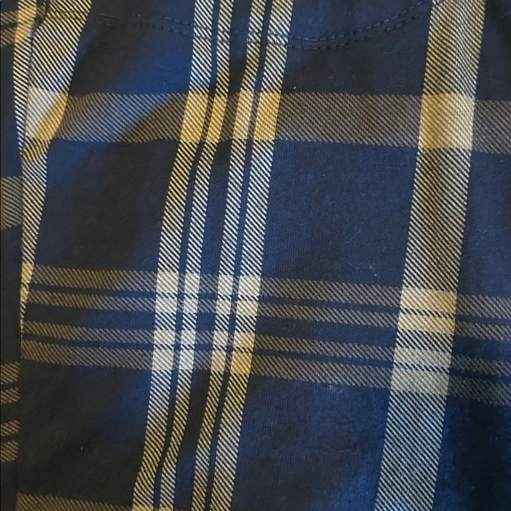 Torrid Navy Plaid Leggings Sz 1 NWOT